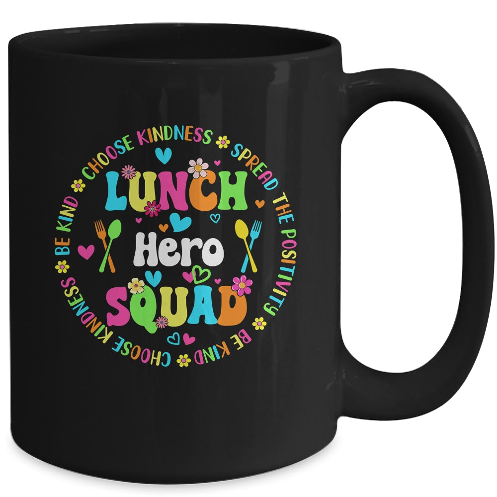 School Lunch Hero Squad Funny Cafeteria Workers Crew Lady Mug | siriusteestore