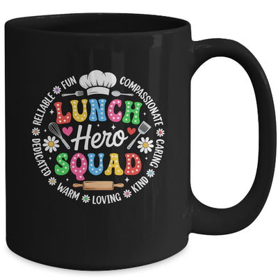 School Lunch Hero Squad Funny Cafeteria Workers Crew Mug | siriusteestore