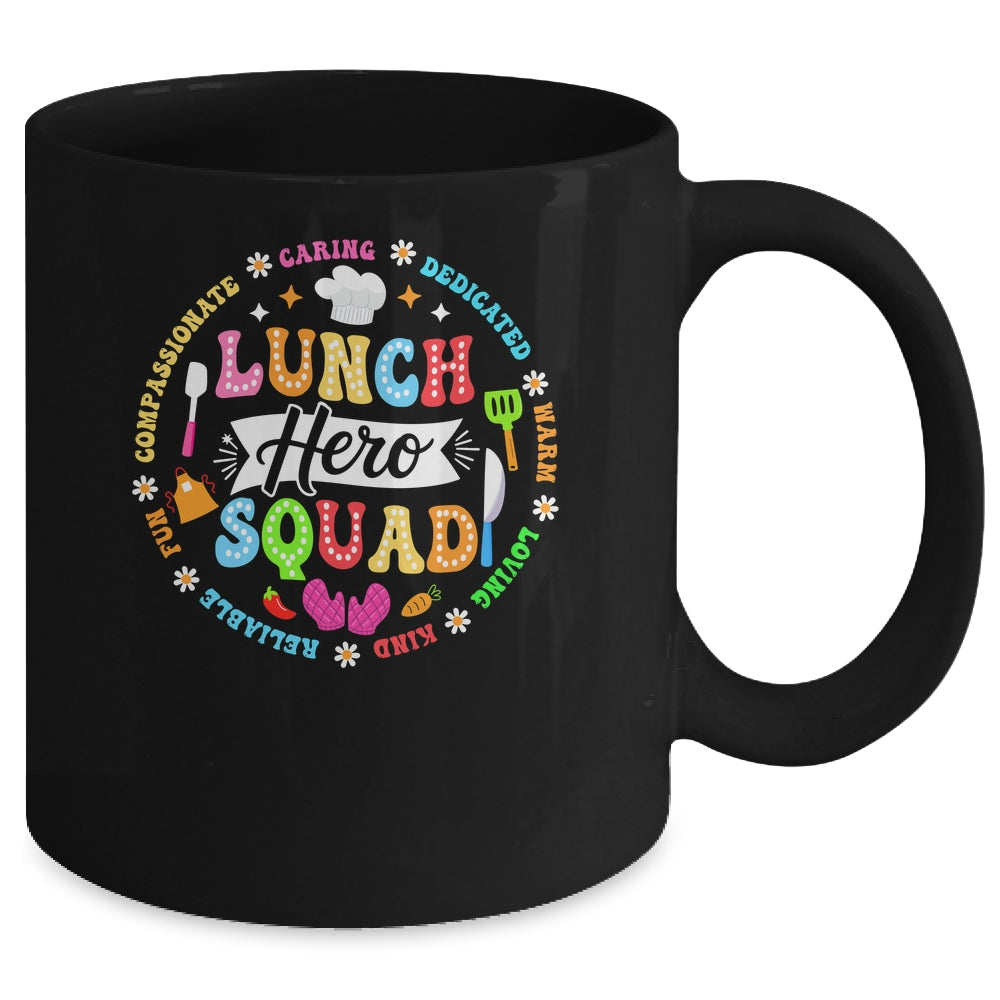 School Lunch Hero Squad Funny Cafeteria Workers Lunch Lady Mug | siriusteestore