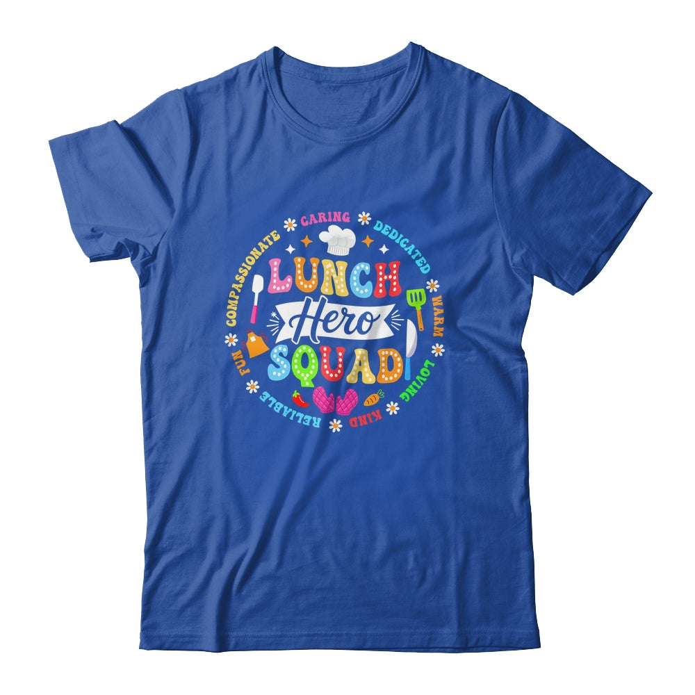 School Lunch Hero Squad Funny Cafeteria Workers Lunch Lady Shirt & Hoodie | siriusteestore
