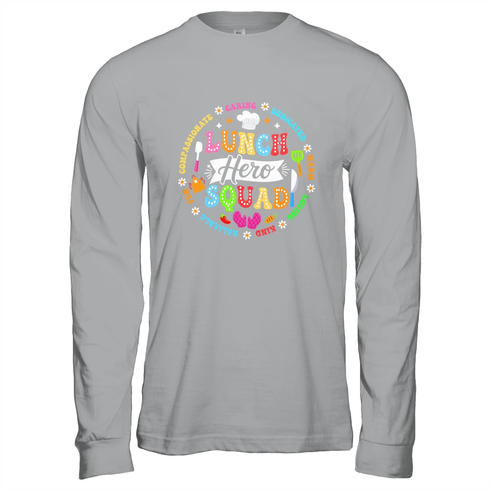 School Lunch Hero Squad Funny Cafeteria Workers Lunch Lady Shirt & Hoodie | siriusteestore