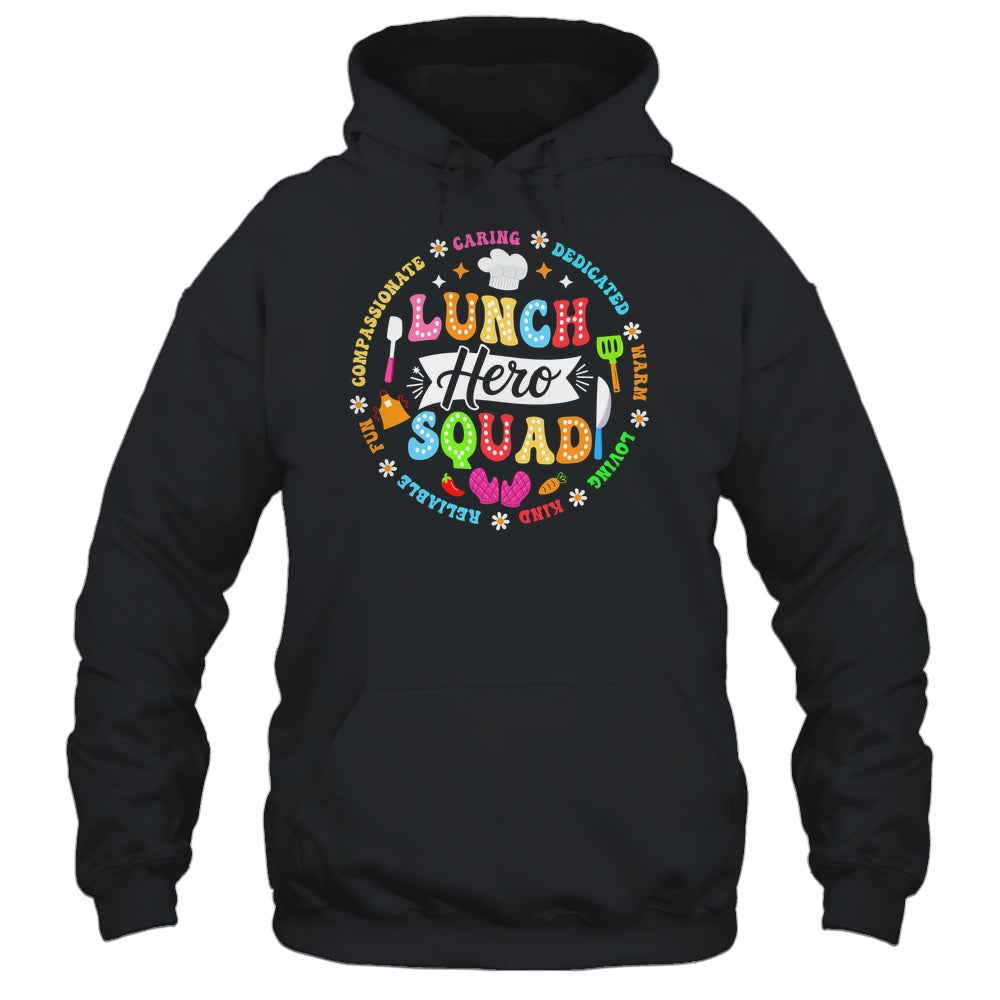 School Lunch Hero Squad Funny Cafeteria Workers Lunch Lady Shirt & Hoodie | siriusteestore