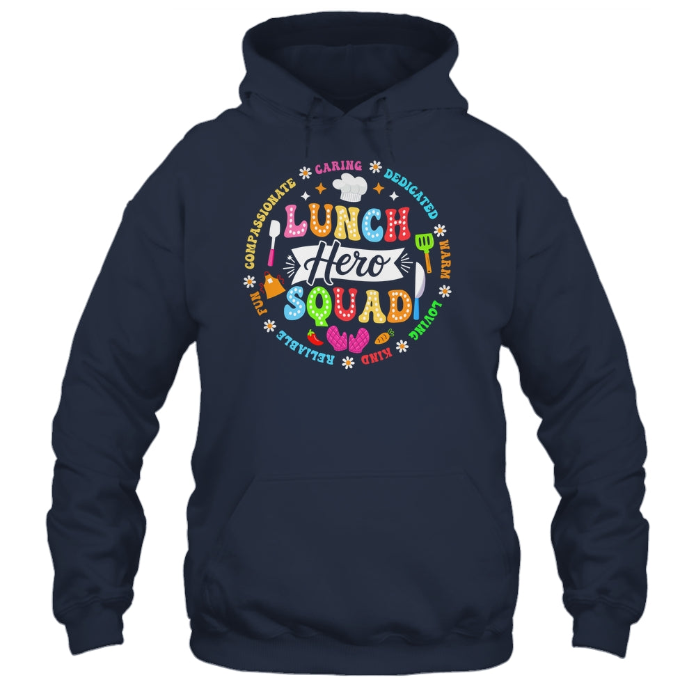 School Lunch Hero Squad Funny Cafeteria Workers Lunch Lady Shirt & Hoodie | siriusteestore