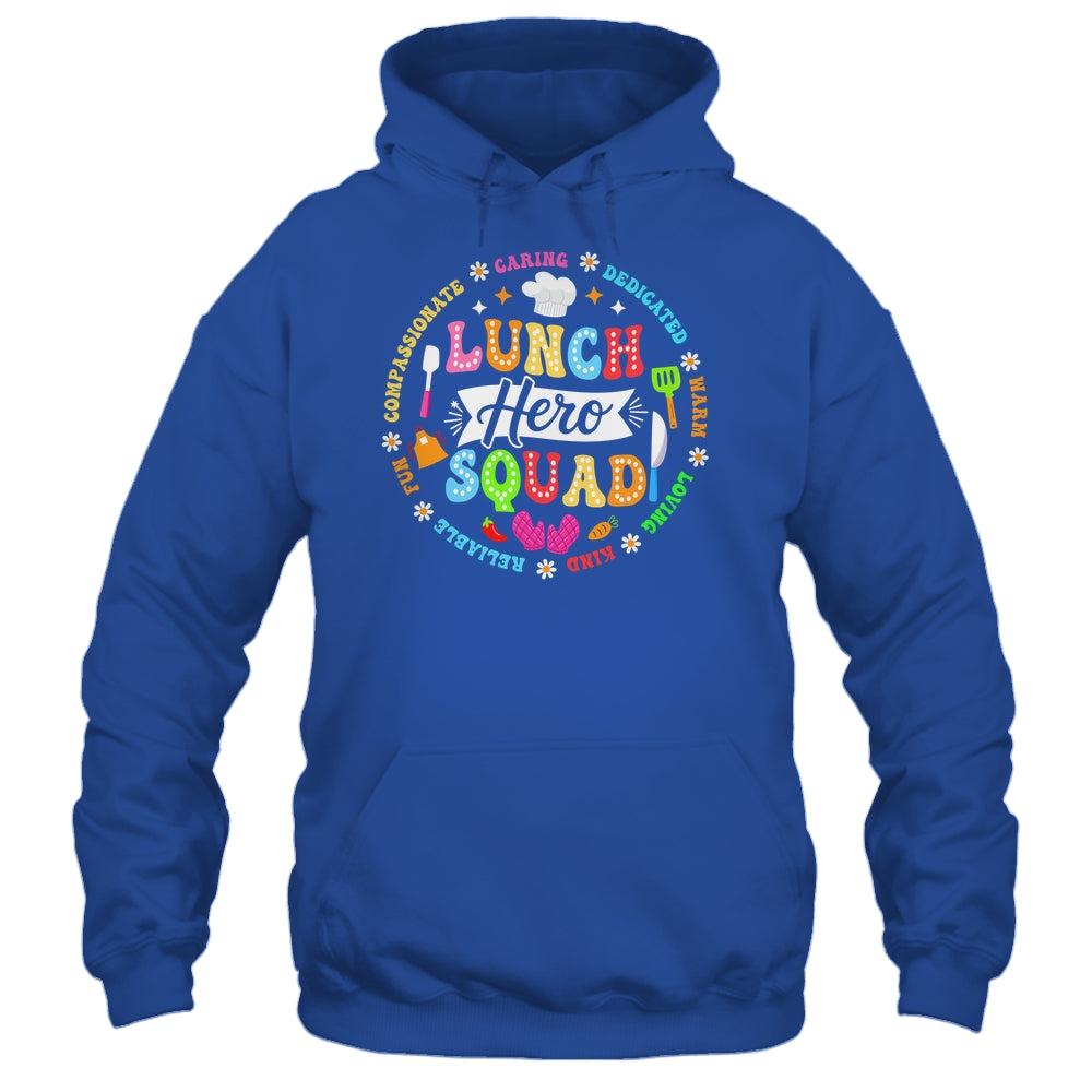 School Lunch Hero Squad Funny Cafeteria Workers Lunch Lady Shirt & Hoodie | siriusteestore