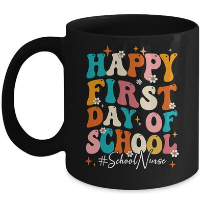 School Nurse Appreciation Week Back To School Groovy Mug | siriusteestore