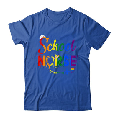 School Nurse Registered LGBTQ LGBT Pride Gay Lesiban Nursing Shirt & Tank Top | siriusteestore
