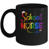 School Nurse Registered LGBTQ LGBT Pride Gay Lesiban Nursing Mug | siriusteestore