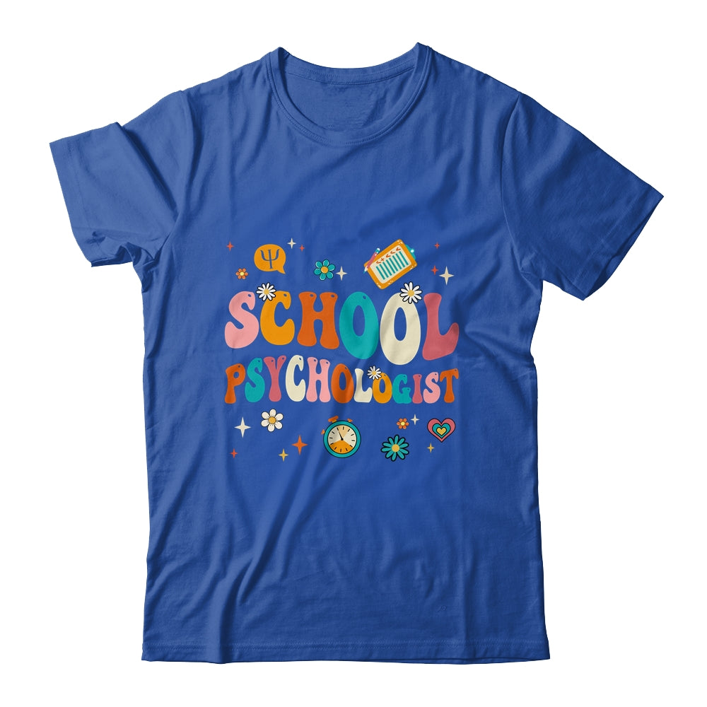 School Psychologist Retro Groovy Psychology Teacher Shirt & Hoodie | siriusteestore