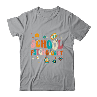 School Psychologist Retro Groovy Psychology Teacher Shirt & Hoodie | siriusteestore