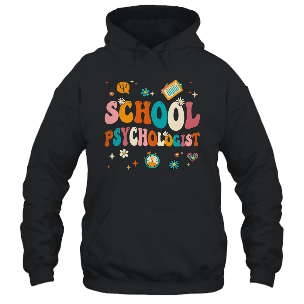 School Psychologist Retro Groovy Psychology Teacher Shirt & Hoodie | siriusteestore