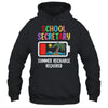 School Secretary Summer Recharge Required Last Day Of School Shirt & Tank Top | siriusteestore
