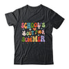 School's Out For Summer Graduation Teacher Kids Retro Groovy Shirt & Hoodie | siriusteestore
