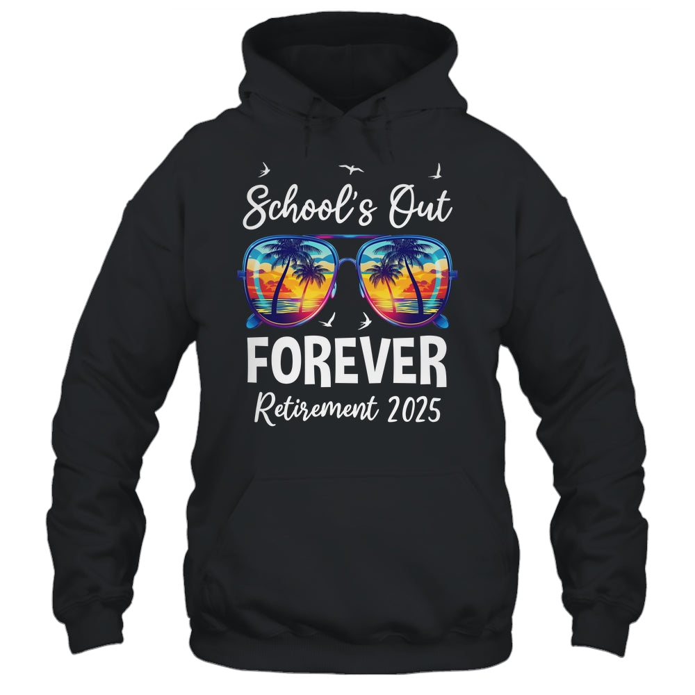 School's Out Forever Teacher Retirement 2025 Retired Teacher Shirt & Tank Top | siriusteestore