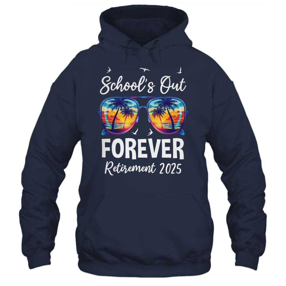 School's Out Forever Teacher Retirement 2025 Retired Teacher Shirt & Tank Top | siriusteestore