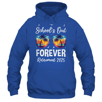School's Out Forever Teacher Retirement 2025 Retired Teacher Shirt & Tank Top | siriusteestore