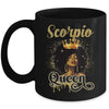 Scorpio Queen Birthday Afro Girls Black Zodiac Birthday Mug | siriusteestore
