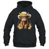 Scottish Cute Highland Cow Cattle Hairy Cow Flowers Women Shirt & Tank Top | siriusteestore