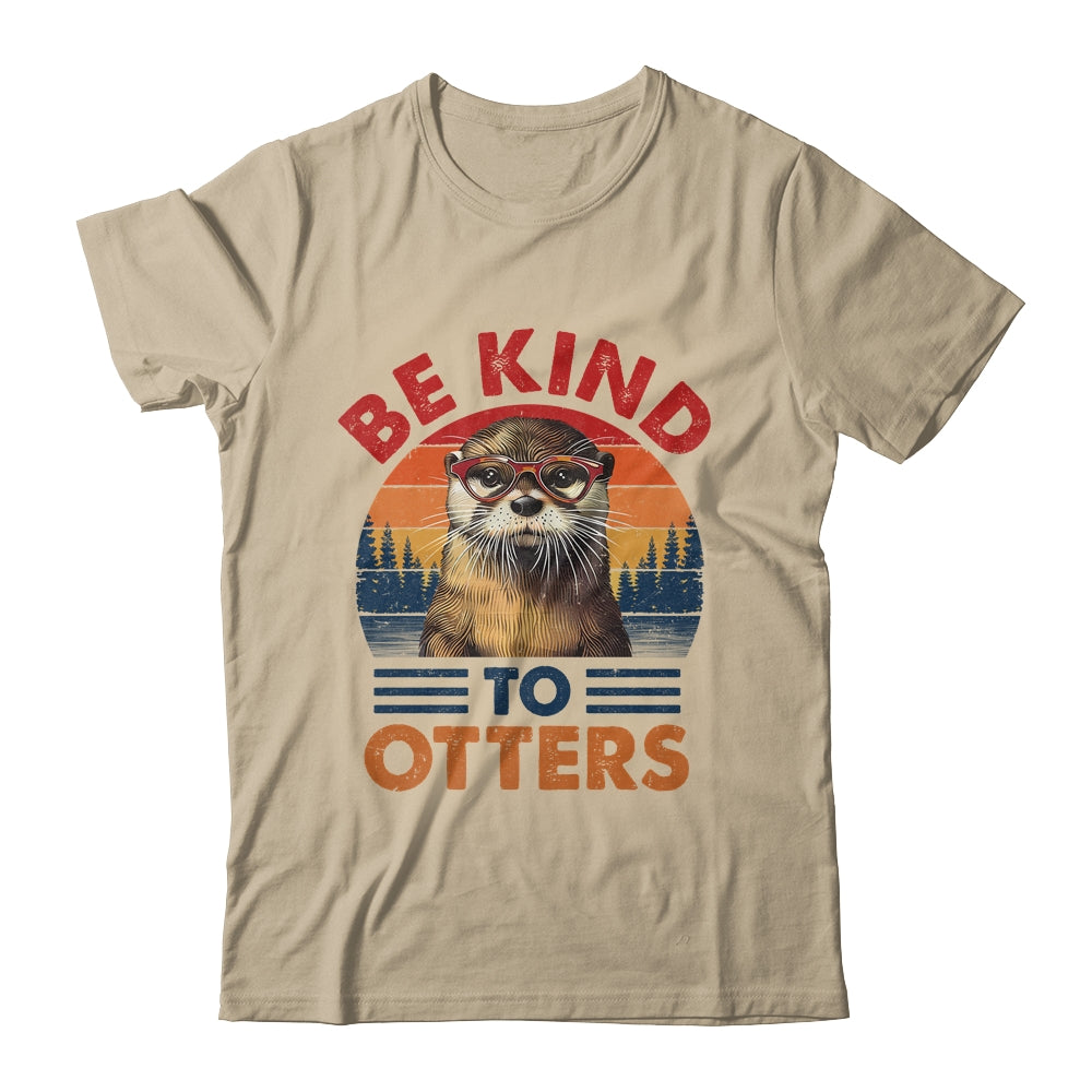 Sea Otter Vintage Be Kind To Otters Lover Women Men Kid Girl Shirt & Tank Top | siriusteestore