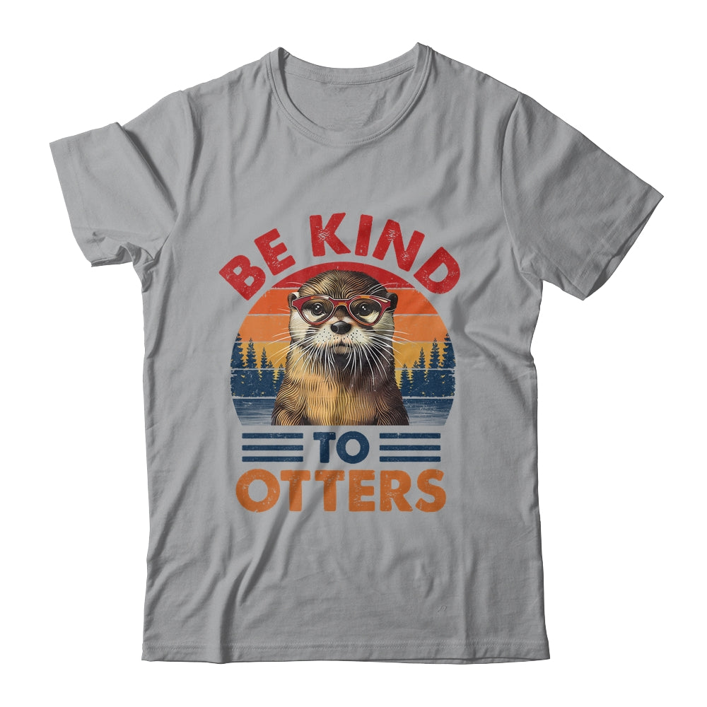 Sea Otter Vintage Be Kind To Otters Lover Women Men Kid Girl Shirt & Tank Top | siriusteestore