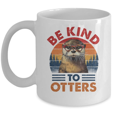 Sea Otter Vintage Be Kind To Otters Lover Women Men Kid Girl Mug | siriusteestore