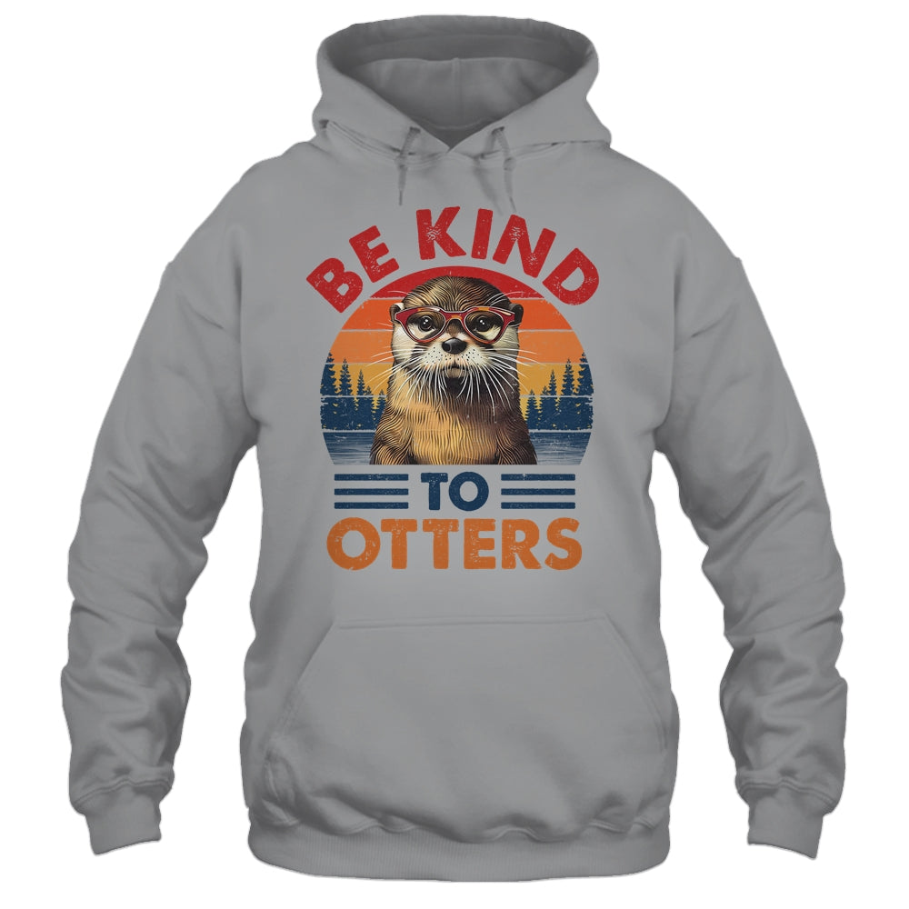 Sea Otter Vintage Be Kind To Otters Lover Women Men Kid Girl Shirt & Tank Top | siriusteestore