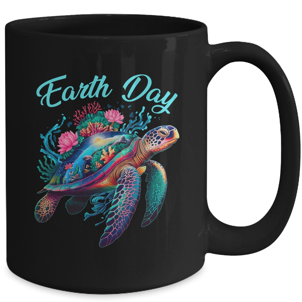 Sea Turtle Earth Day Save The Earth Environmental Protection Mug | siriusteestore