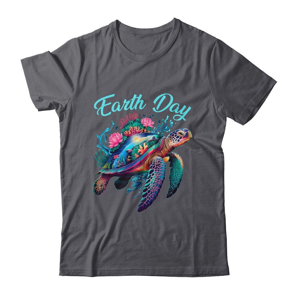 Sea Turtle Earth Day Save The Earth Environmental Protection Shirt & Tank Top | siriusteestore