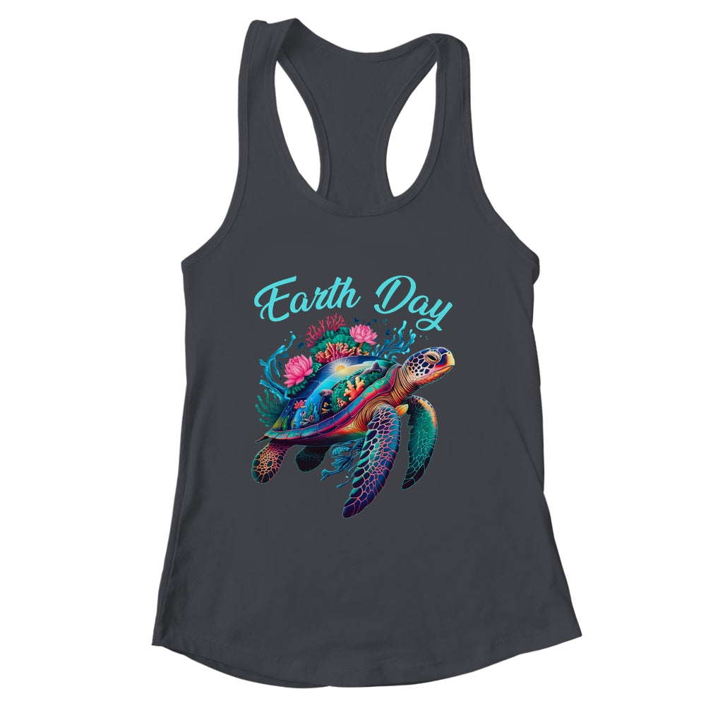 Sea Turtle Earth Day Save The Earth Environmental Protection Shirt & Tank Top | siriusteestore