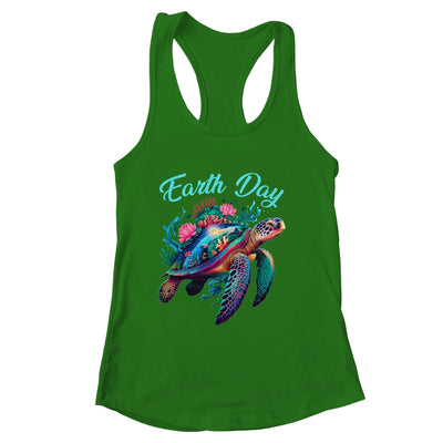 Sea Turtle Earth Day Save The Earth Environmental Protection Shirt & Tank Top | siriusteestore