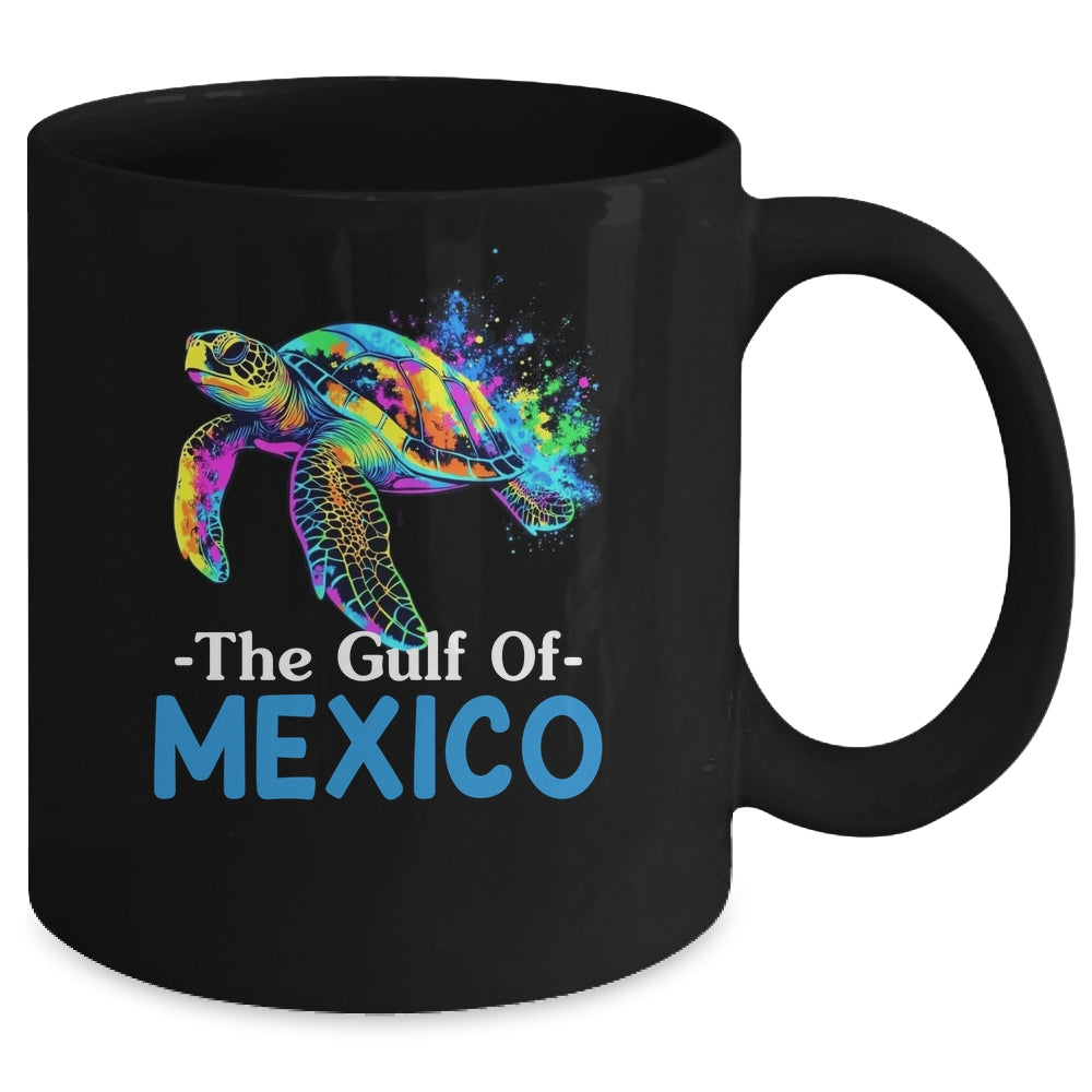 Sea Turtle The Gulf Of Mexico Forever El Golfo De México Mug | siriusteestore