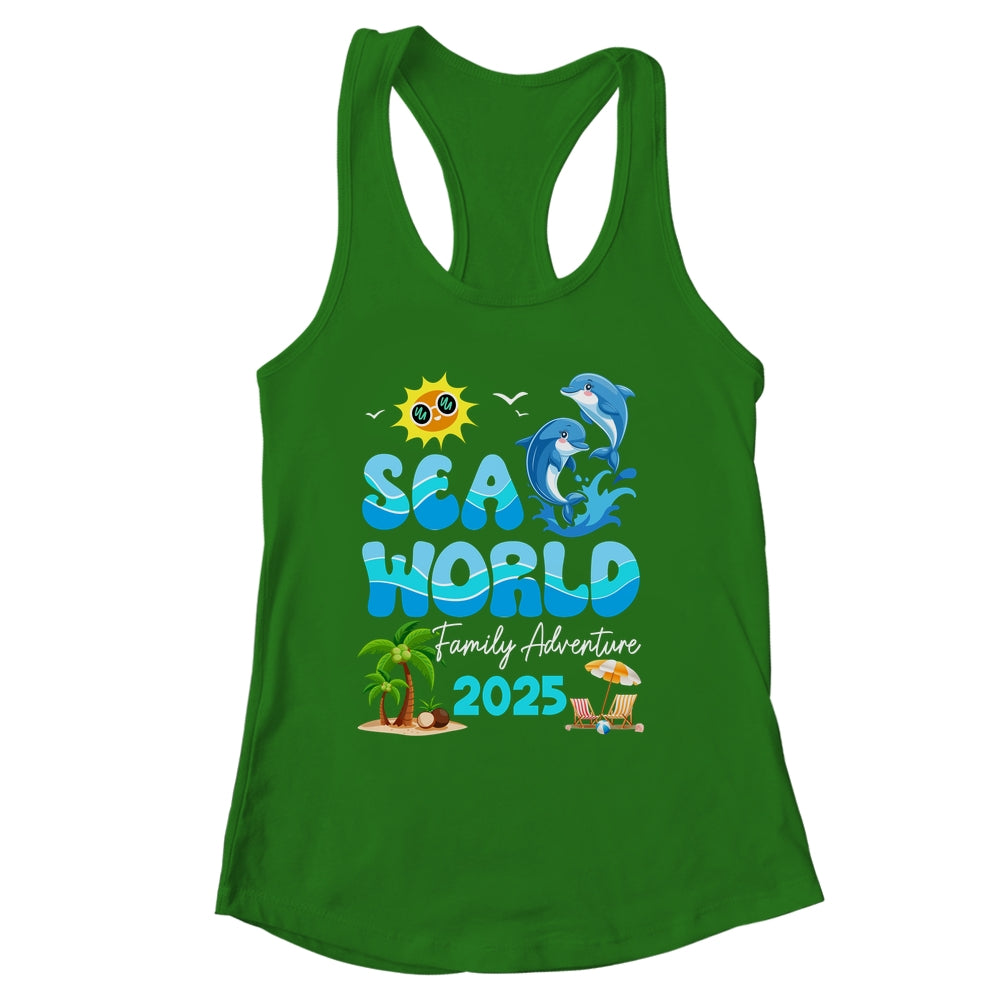 Sea World Dolphin Family Adventure Trip 2025 Spring Break Shirt & Tank Top | siriusteestore