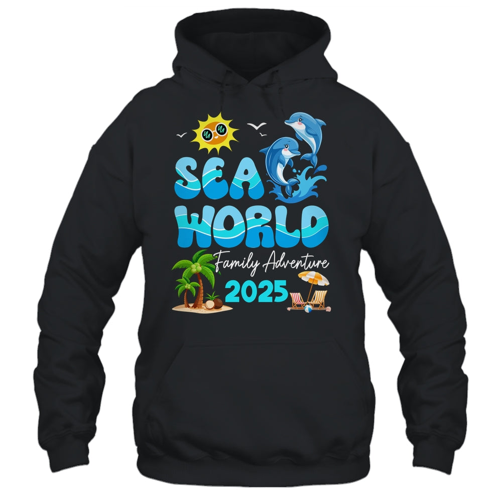 Sea World Dolphin Family Adventure Trip 2025 Spring Break Shirt & Tank Top | siriusteestore
