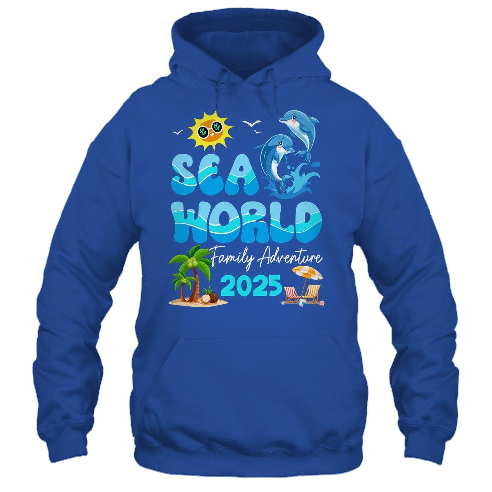Sea World Dolphin Family Adventure Trip 2025 Spring Break Shirt & Tank Top | siriusteestore