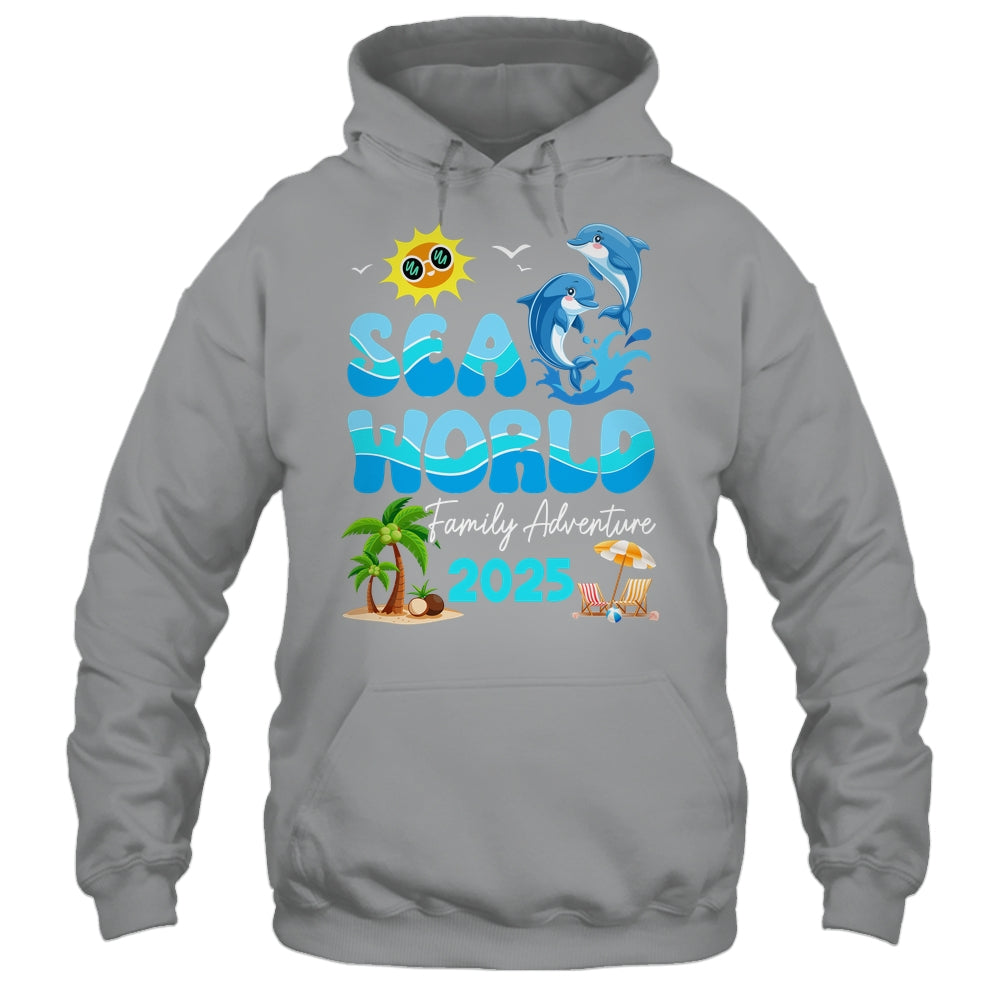 Sea World Dolphin Family Adventure Trip 2025 Spring Break Shirt & Tank Top | siriusteestore