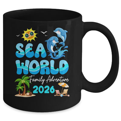 Sea World Dolphin Family Adventure Trip 2026 Spring Break Mug | siriusteestore