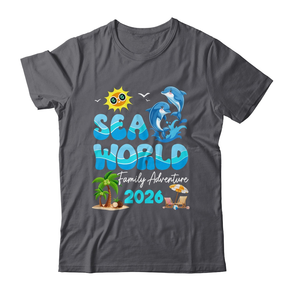 Sea World Dolphin Family Adventure Trip 2026 Spring Break Shirt & Tank Top | siriusteestore