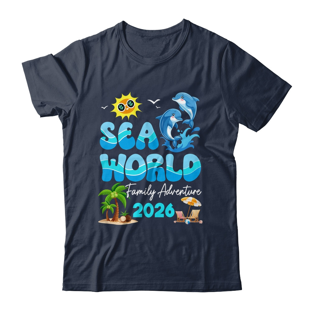 Sea World Dolphin Family Adventure Trip 2026 Spring Break Shirt & Tank Top | siriusteestore
