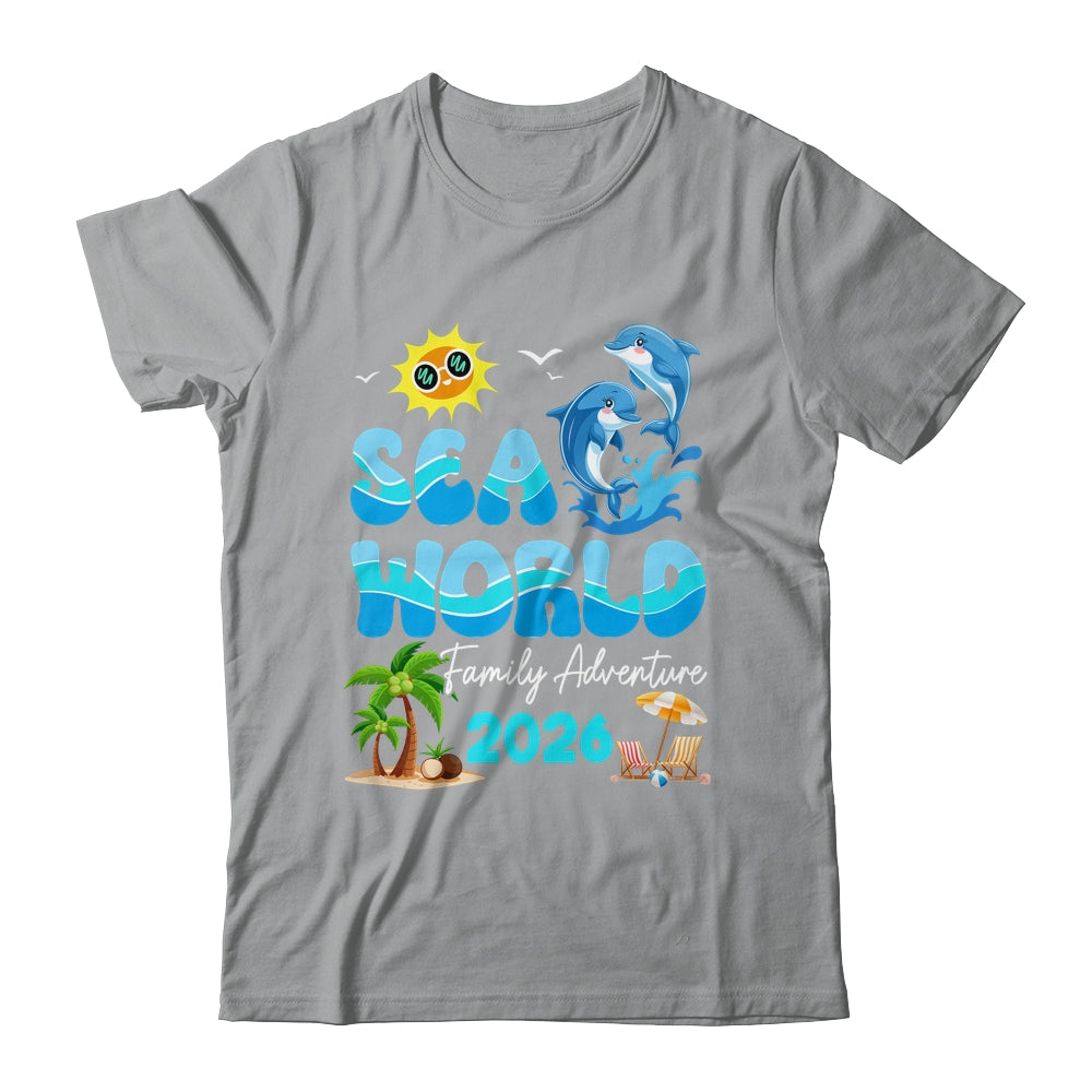 Sea World Dolphin Family Adventure Trip 2026 Spring Break Shirt & Tank Top | siriusteestore