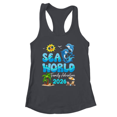 Sea World Dolphin Family Adventure Trip 2026 Spring Break Shirt & Tank Top | siriusteestore