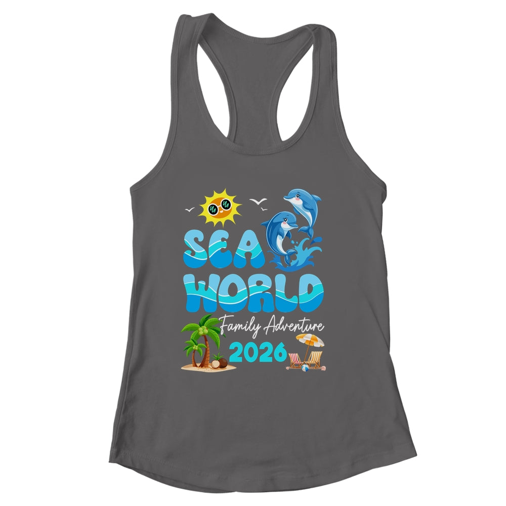Sea World Dolphin Family Adventure Trip 2026 Spring Break Shirt & Tank Top | siriusteestore
