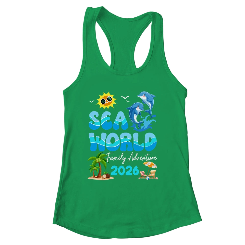Sea World Dolphin Family Adventure Trip 2026 Spring Break Shirt & Tank Top | siriusteestore