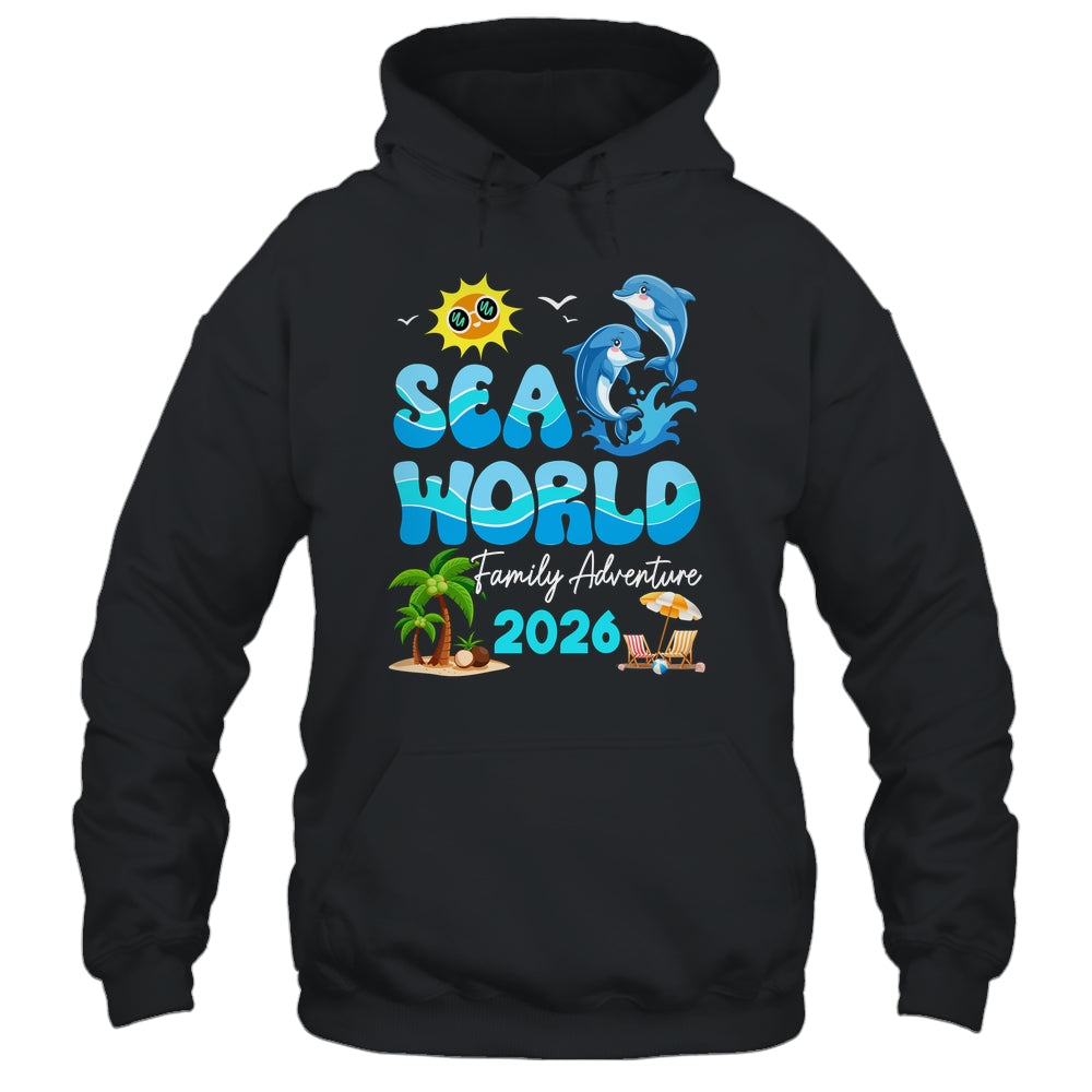 Sea World Dolphin Family Adventure Trip 2026 Spring Break Shirt & Tank Top | siriusteestore