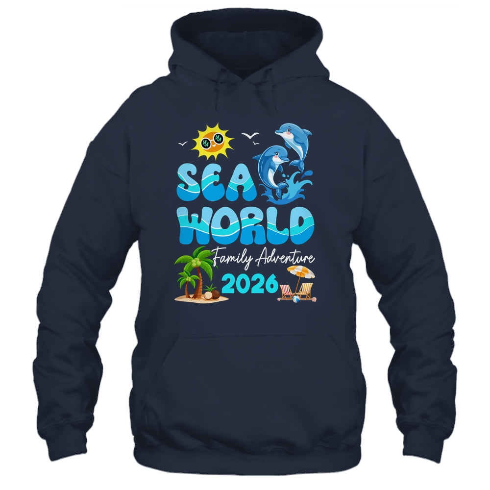 Sea World Dolphin Family Adventure Trip 2026 Spring Break Shirt & Tank Top | siriusteestore