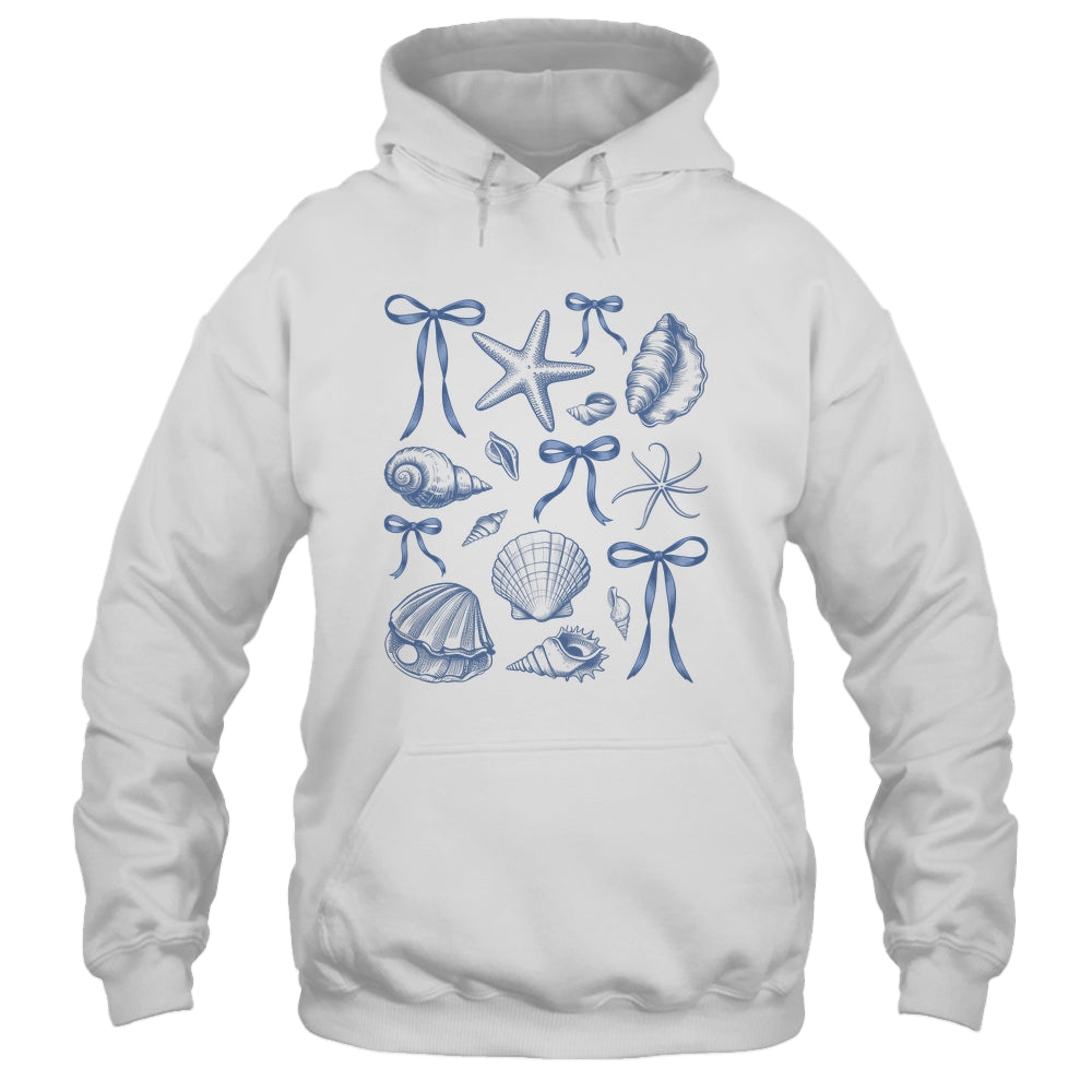 Seashell Coquette Bow Hawaii Beach Summer Vacation Family Shirt & Tank Top | siriusteestore