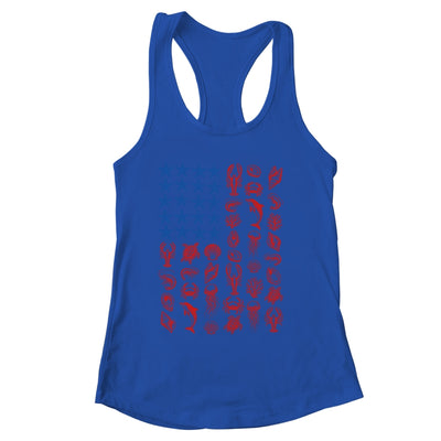 Seashell USA Flag 4Th Of July Men Women Kids Summer Coastal Shirt & Tank Top | siriusteestore
