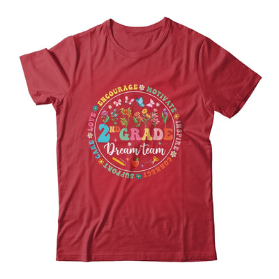 Second Grade Dream Team Back To School Teacher Flower Shirt & Hoodie | siriusteestore