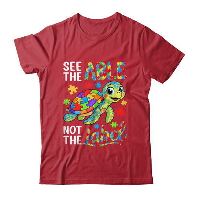 See The Able Not The Label Sea Turtle Autism Awareness Shirt & Hoodie | siriusteestore