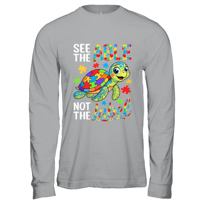 See The Able Not The Label Sea Turtle Autism Awareness Shirt & Hoodie | siriusteestore