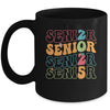 Senior 2025 Class Of 2025 Seniors Graduation Retro Groovy Mug | siriusteestore