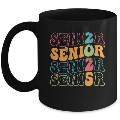 Senior 2025 Class Of 2025 Seniors Graduation Retro Groovy Mug | siriusteestore